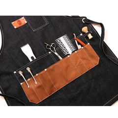 Black Heavy Duty Canvas Work Aprons P245