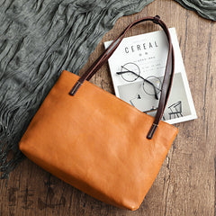 Damen Vintage Handtaschen aus pflanzlich gegerbtem Leder