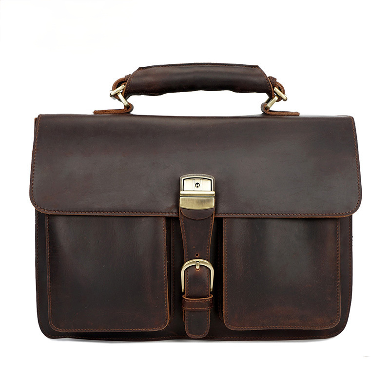 Vintage Leather Protable BriefCase