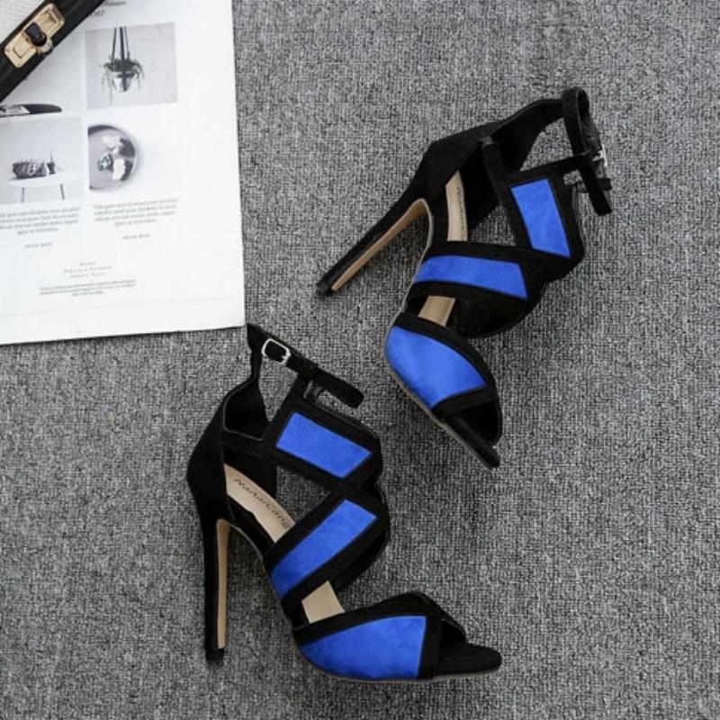 High Heel Ankle Strap Sandals