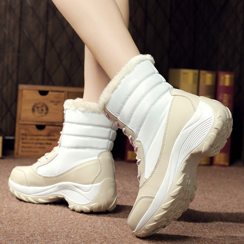 Waterproof Platform Ankle Boots