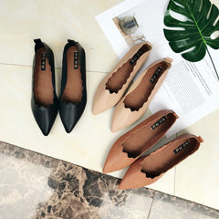 Casual Soft Flats With Pointed Toe