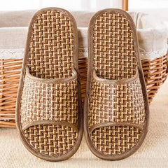 Straw Home Slippers