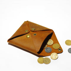 Süße Vintage Münzbörse aus Leder