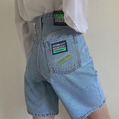2000's Teen Patch Denim Shorts