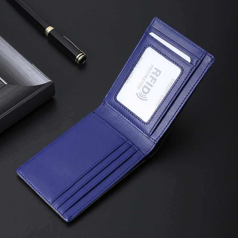 Black Small Ultra-Thin Leather Money Clips