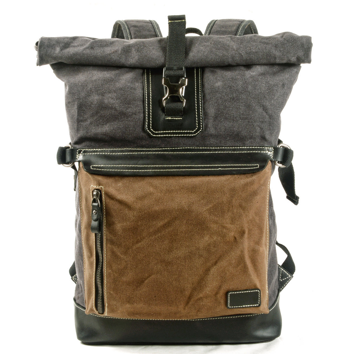 Waxed Canvas 15" Large Storage Casual Hiking