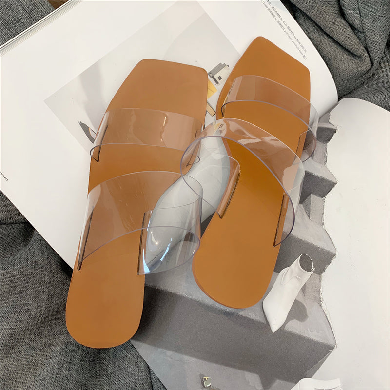 Transparente Strand-Flip-Flops 