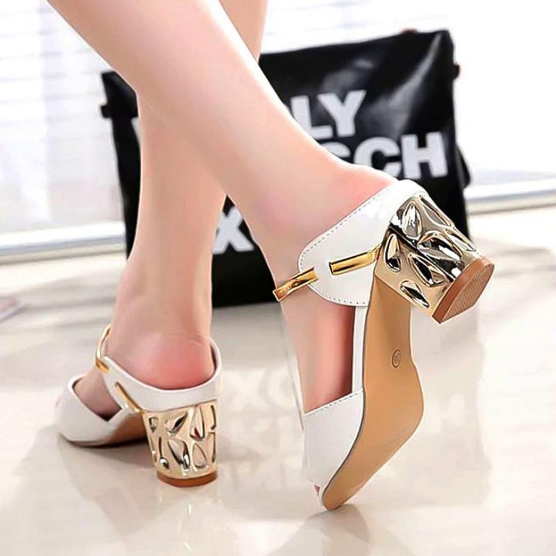 Sandals With Square Heels