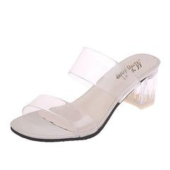 Chanclas transparentes 