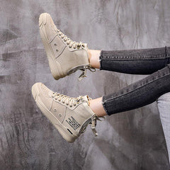 Military Flat Sneakers