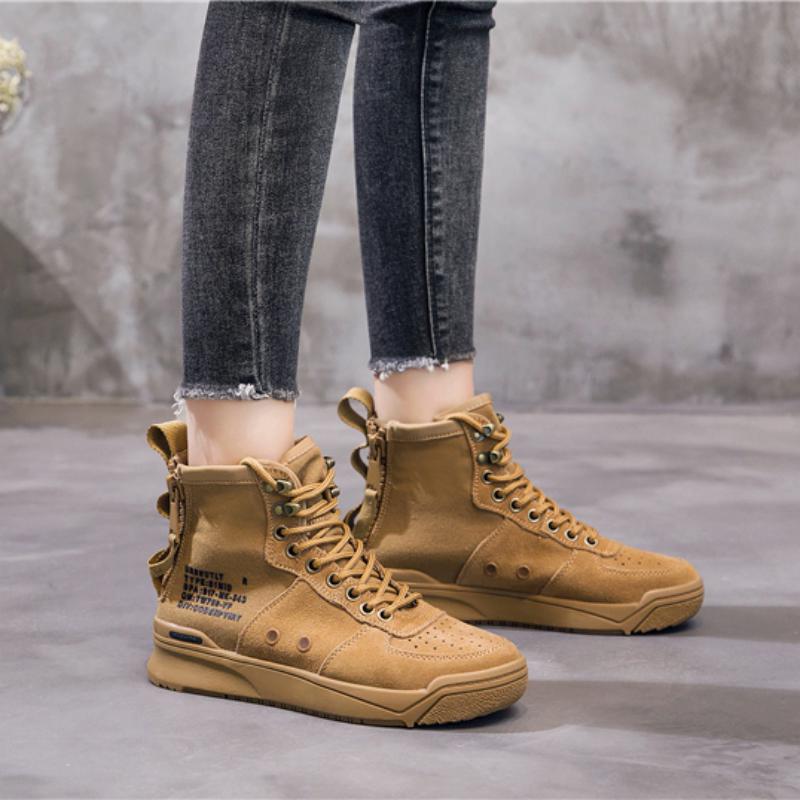 Military Flat Sneakers