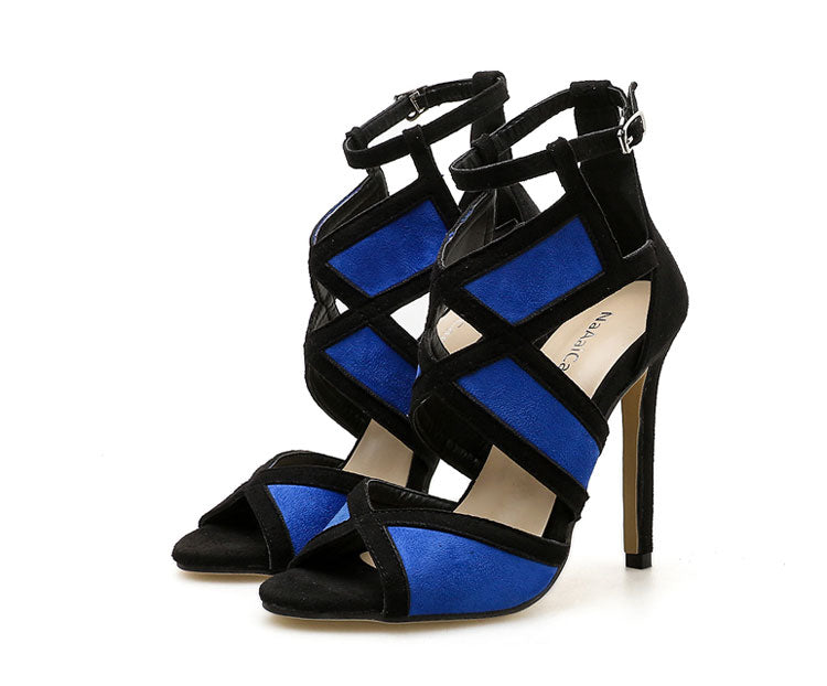 High Heel Ankle Strap Sandals