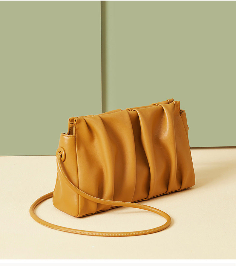 Bolsos de hombro para mujer de piel de vaca 