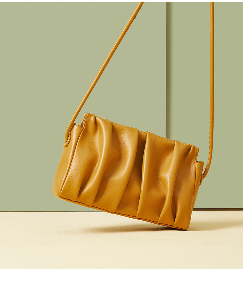 Bolsos de hombro para mujer de piel de vaca 