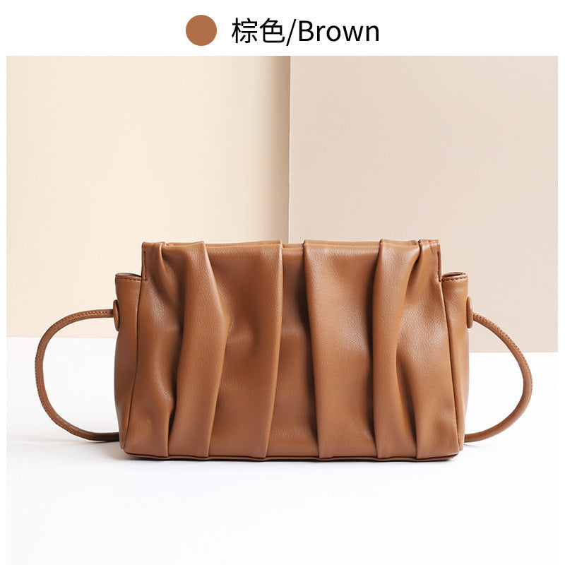 Bolsos de hombro para mujer de piel de vaca 