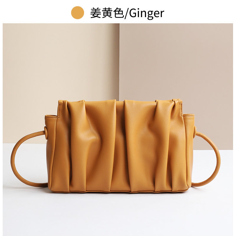 Bolsos de hombro para mujer de piel de vaca 