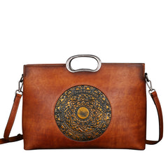 Vintage Handtaschen für Damen aus Rindsleder mit großem Stauraum