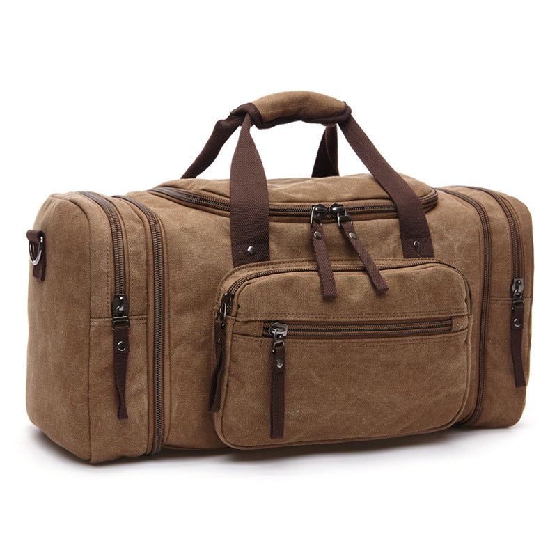 Casual Canvas Large Capacity Weekend Duffle Bag