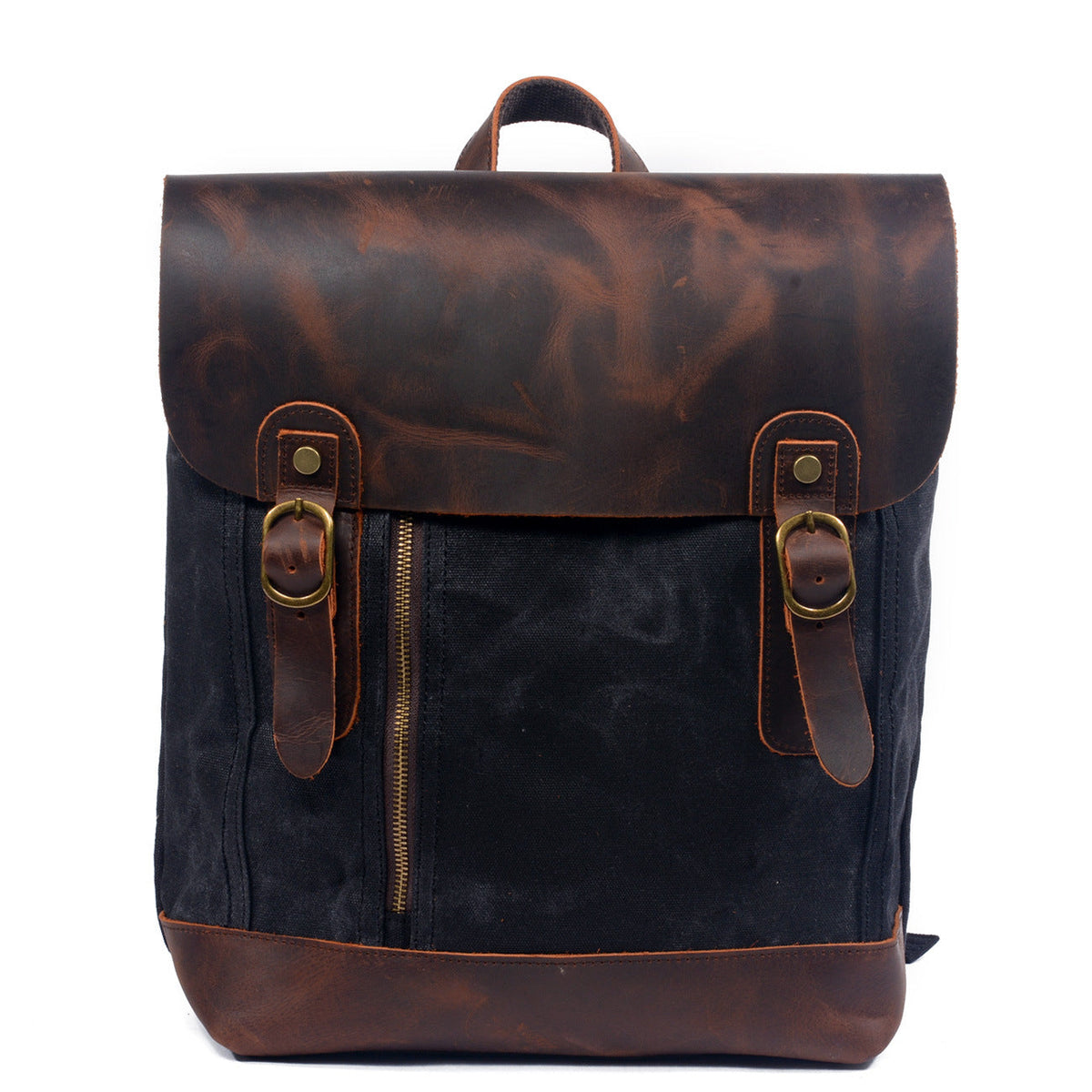 Leisure Vintage Waterproof Leather Canvas