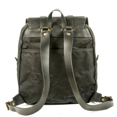 Vintage Leisure Leather Canvas Outdoor Mountain-climbing