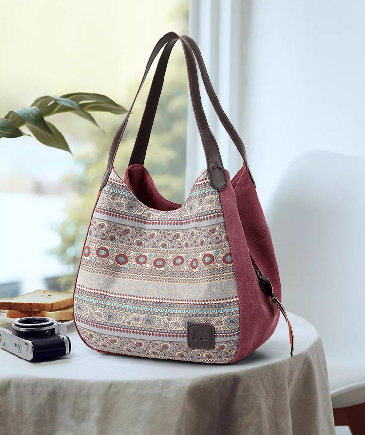 Bolsos de lona estilo bohemio