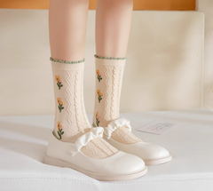 Ästhetisches Gartenmädchen-Pack Socken