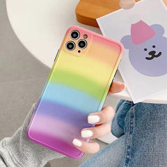 Funda para iPhone 2.0 con arcoíris pastel