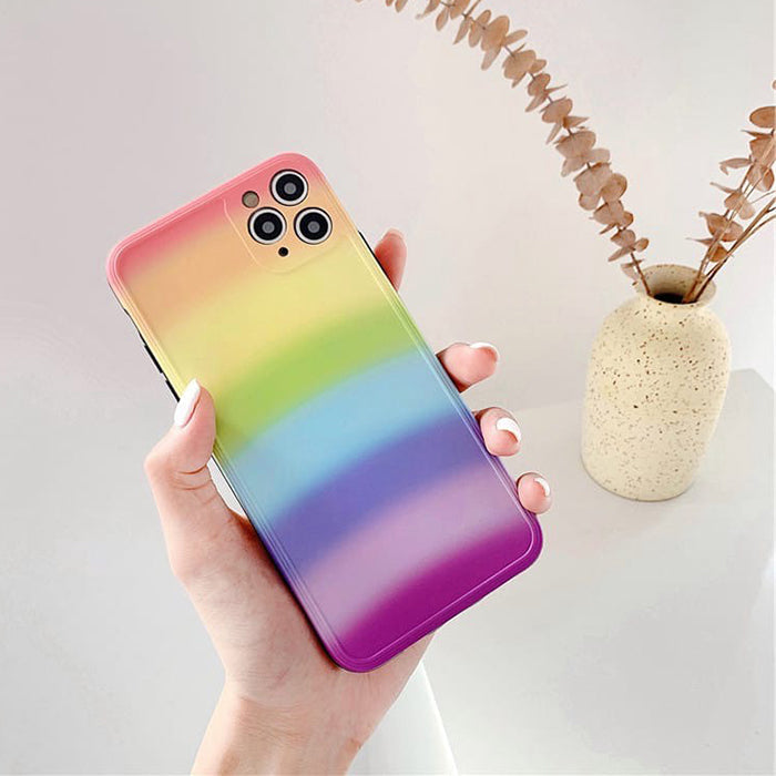 Funda para iPhone 2.0 con arcoíris pastel