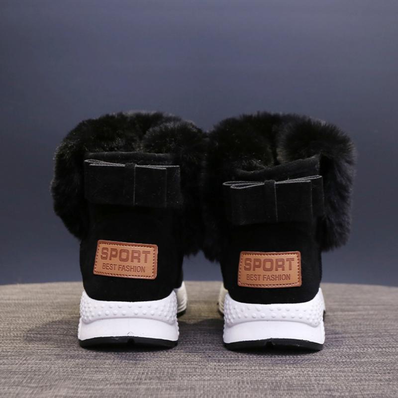 Waterproof Ankle Boots With Fur