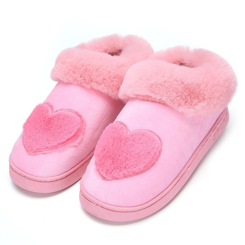 Pantuflas de casa de piel suave y cálida 