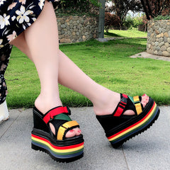 Flip Flops With High Platform