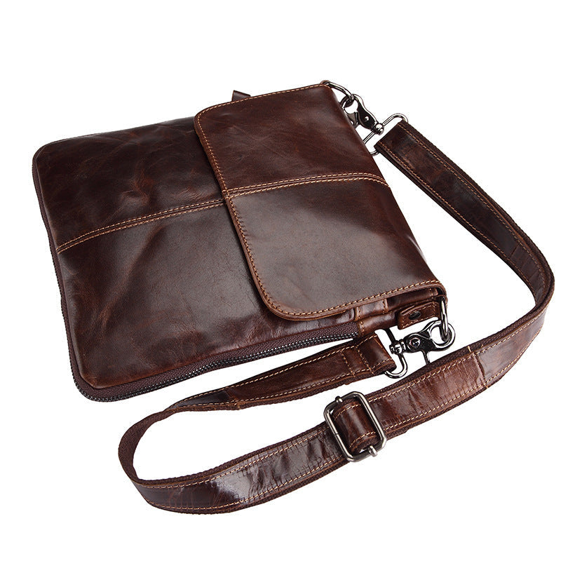 Casual Vintage Men's Leahter Crossbody Bag