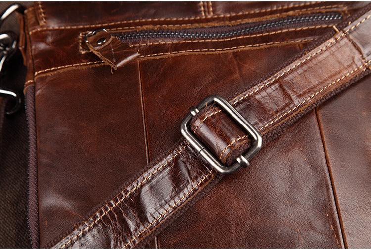 Casual Vintage Men's Leahter Crossbody Bag