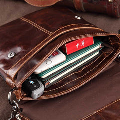 Casual Vintage Men's Leahter Crossbody Bag
