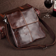 Casual Vintage Men's Leahter Crossbody Bag