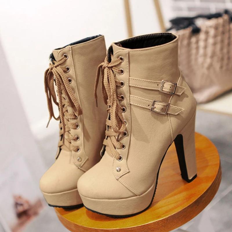 High Heel Ankle Boots