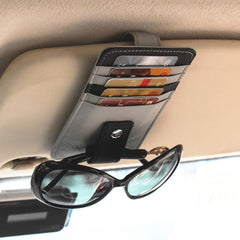 Leather Car Sun Visor Case