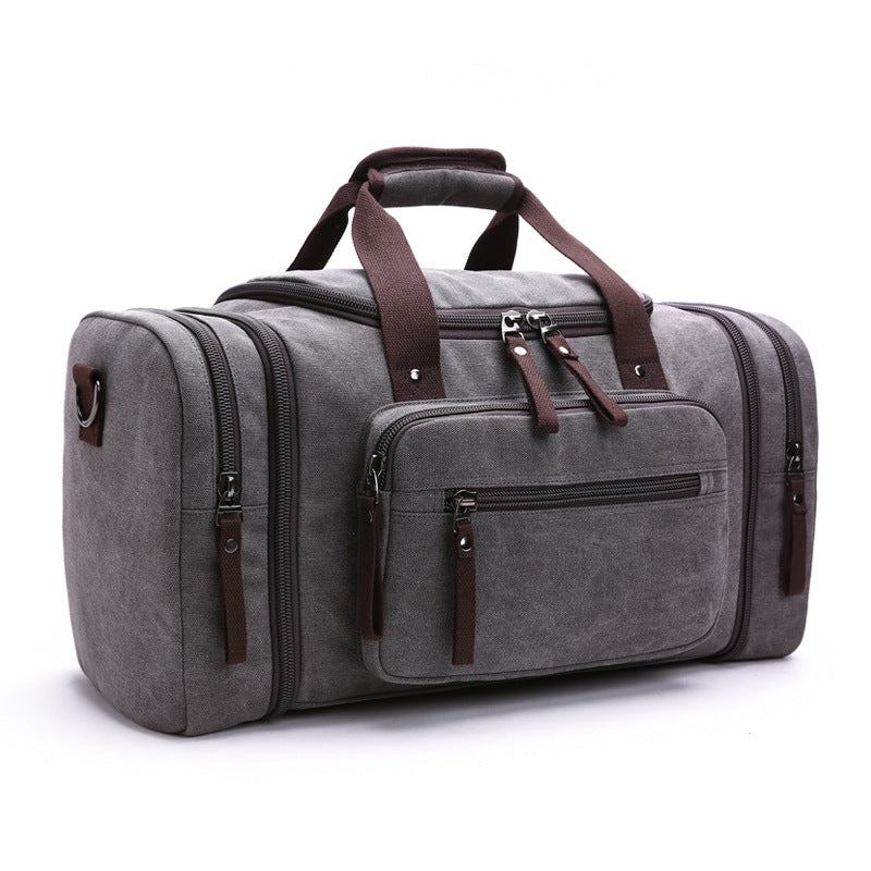 Casual Canvas Large Capacity Weekend Duffle Bag