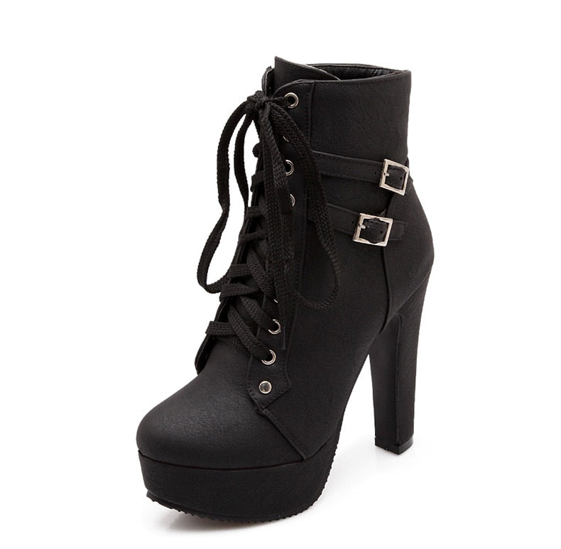 High Heel Ankle Boots