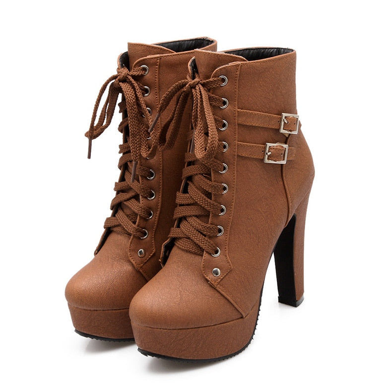 High Heel Ankle Boots