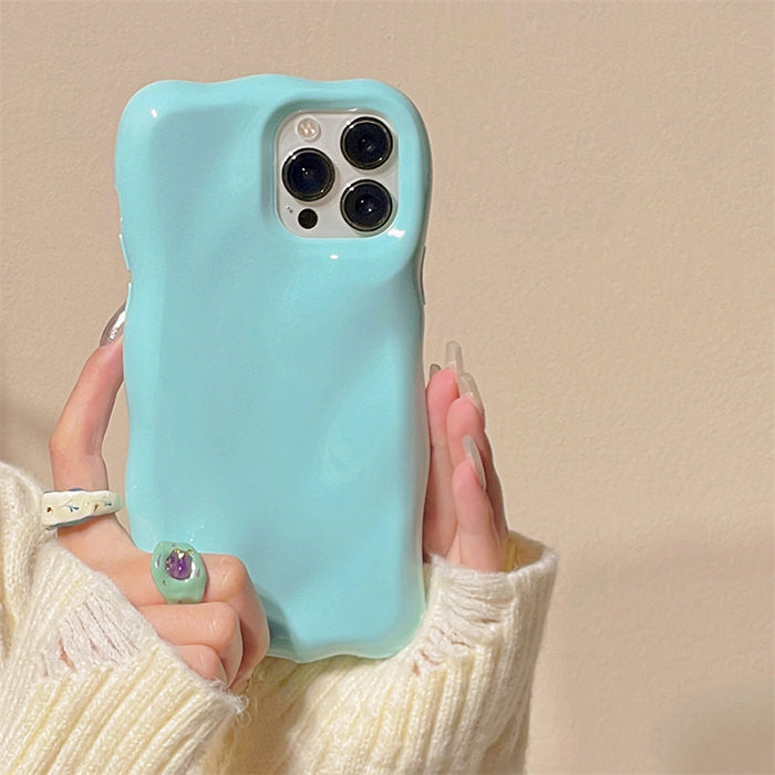 Funda para iPhone con estética 3D brillante