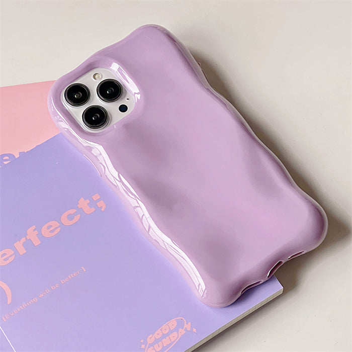 Funda para iPhone con estética 3D brillante