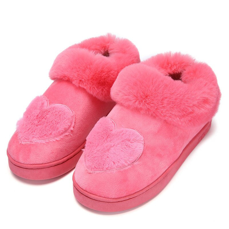 Pantuflas de casa de piel suave y cálida 