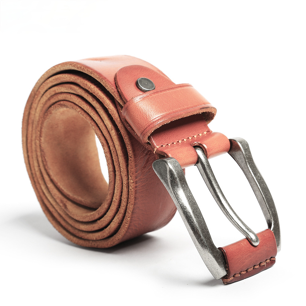 Retro Men's Handmade Leather Casual Belt 15007