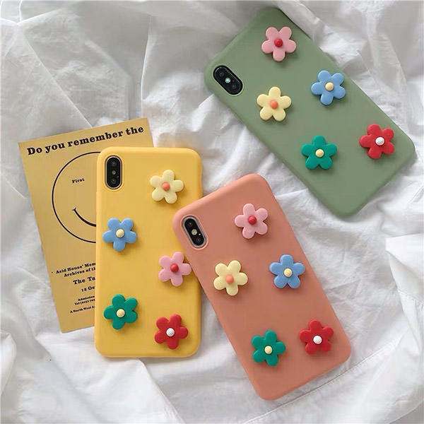 Funda para iPhone 2.0 con diseño de flores pastel