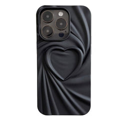 Funda para iPhone con corazón 3D