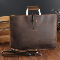 Vintage Leather Business Shoulder Bag