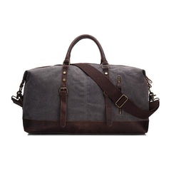 Reisetasche aus Canvas und Leder im Vintage-Stil