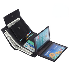 Vintage-Mode Vintage Leder Business Brieftasche